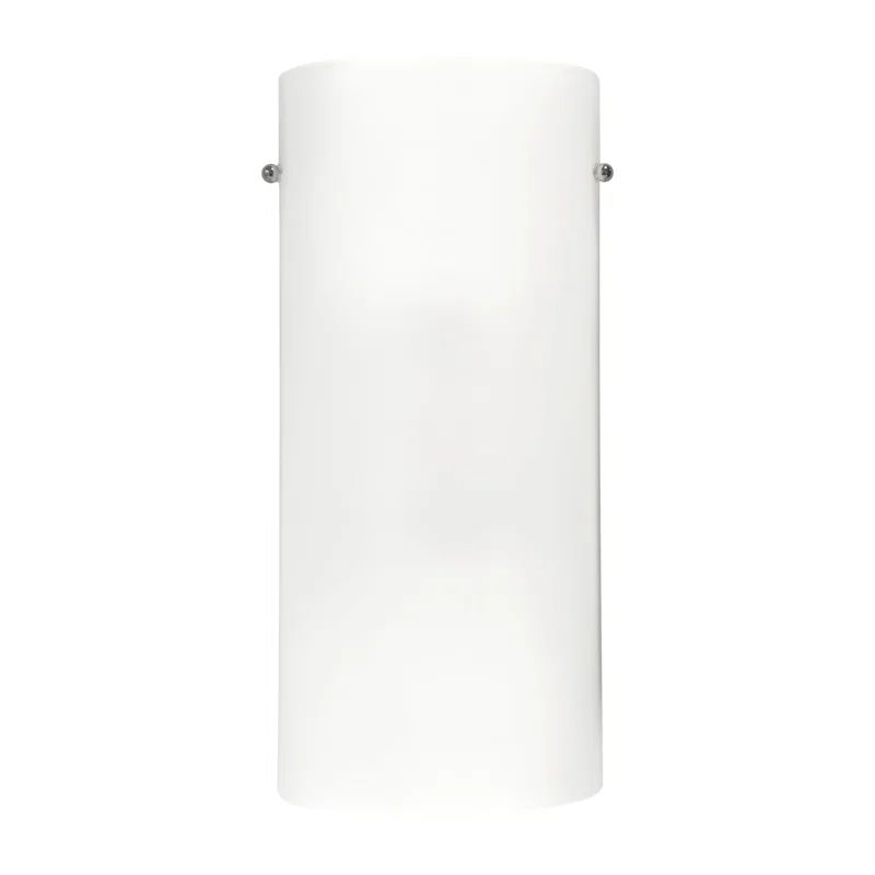 Hudson Dimmable Nickel Cylinder Sconce 13" Height