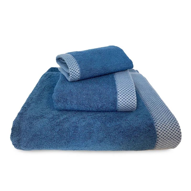 Indigo Bamboo Cotton Blend 3-Piece Towel Set
