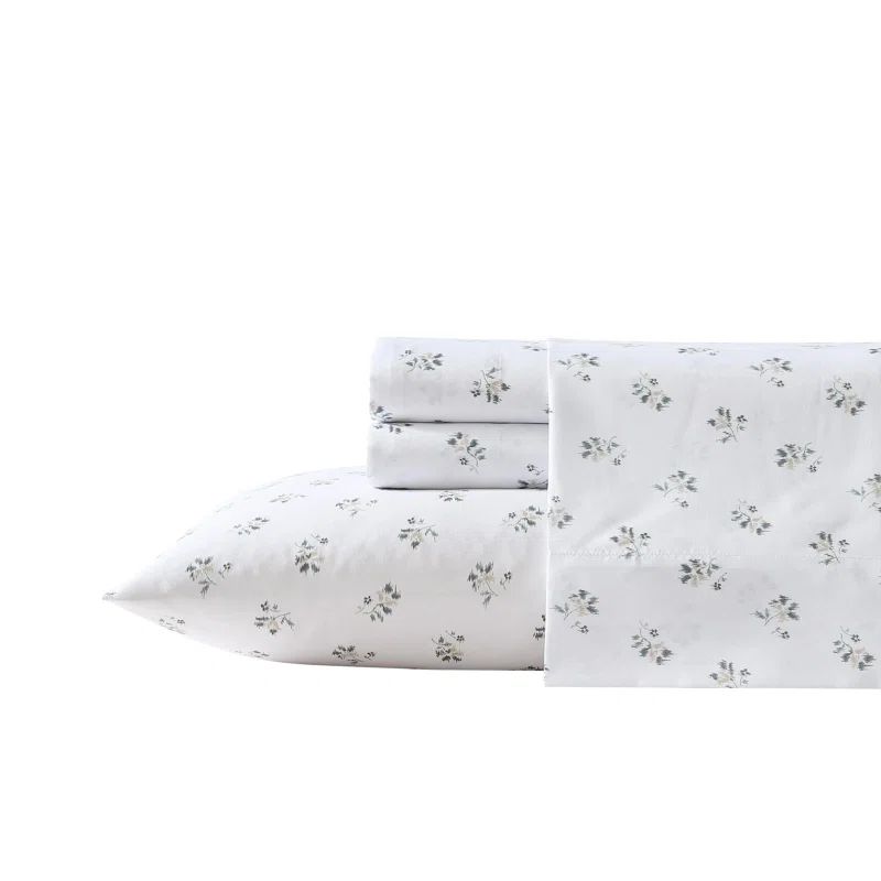 Prairieland Paisley Blue Queen Microfiber Sheet Set with Pillowcases