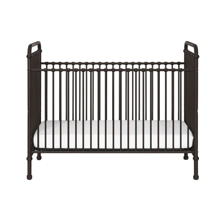 Abigail Vintage Iron 3-in-1 Convertible Metal Crib