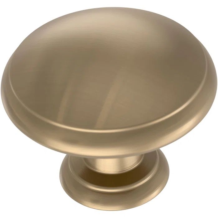 Champagne Bronze Round Traditional Cabinet Knob Set