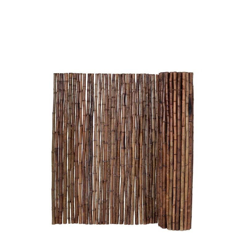 Caramel Brown Bamboo Fence Panel, 4' x 8'