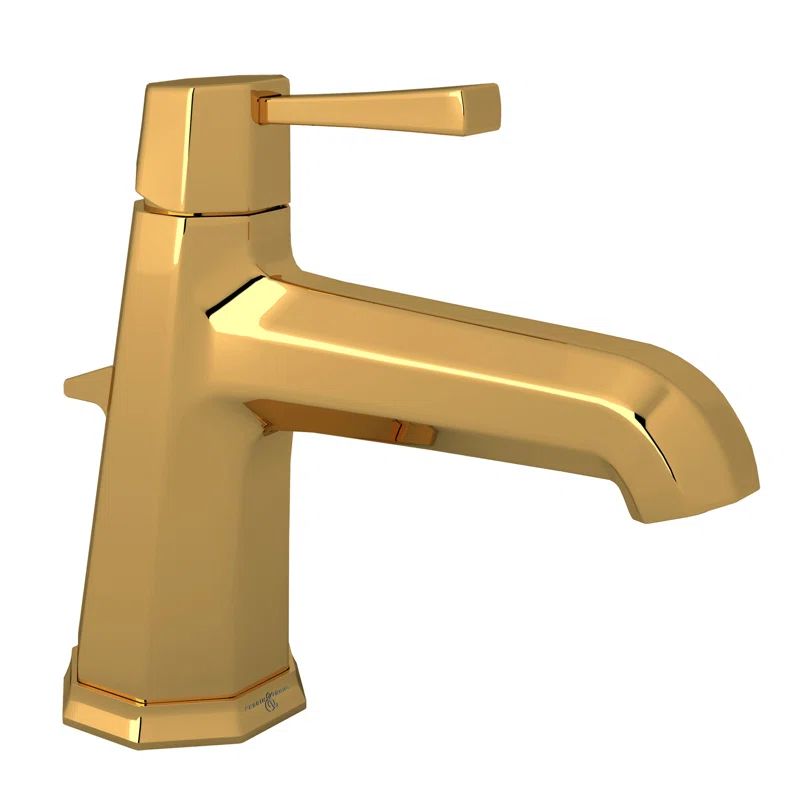 Polished Nickel Brass Single Hole Bathroom Faucet