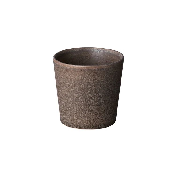 Espresso Brown Ceramic Stoneware Mug Without Handle