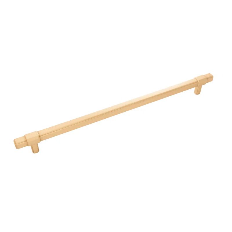 Monroe 12-Inch Brushed Golden Brass Bar Handle Pull