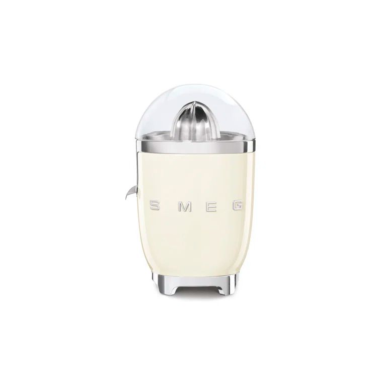 Cream Stainless Steel Retro Style Electric Citrus Juicer
