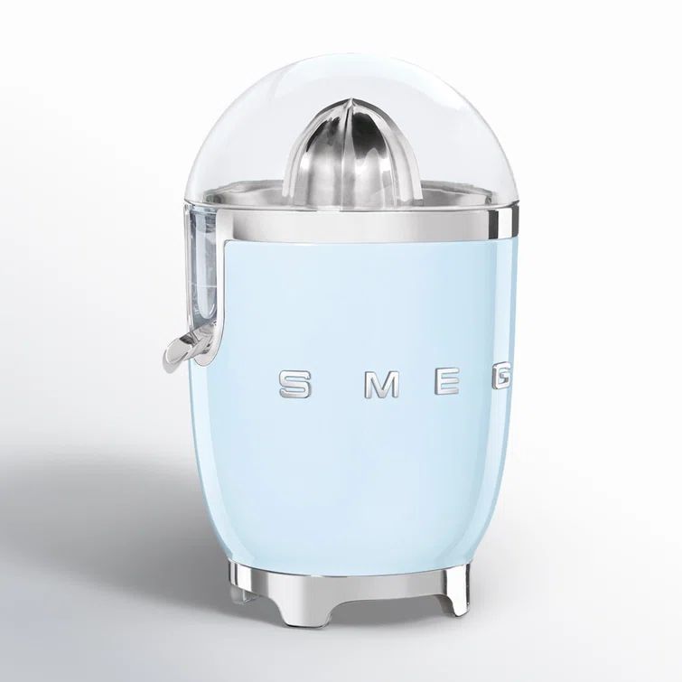 Pastel Blue Stainless Steel Electric Citrus Juicer