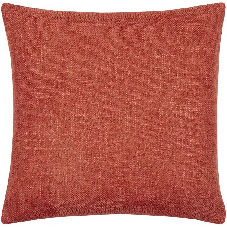 Sajani Red Polyester Reversible 20" Throw Pillow Cover