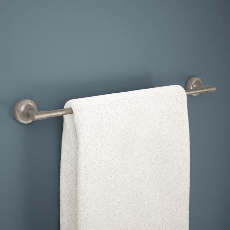 Voisin 24-inch Brushed Nickel Wall Mounted Towel Bar