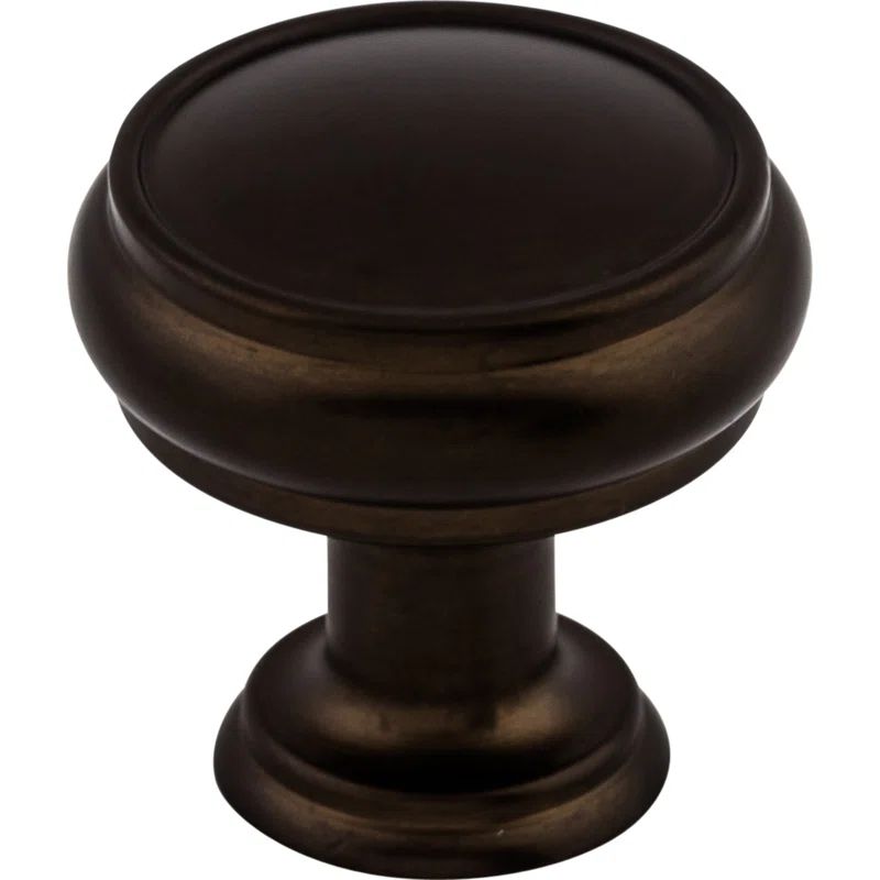 Oil Rubbed Bronze Round Mushroom Cabinet Knob