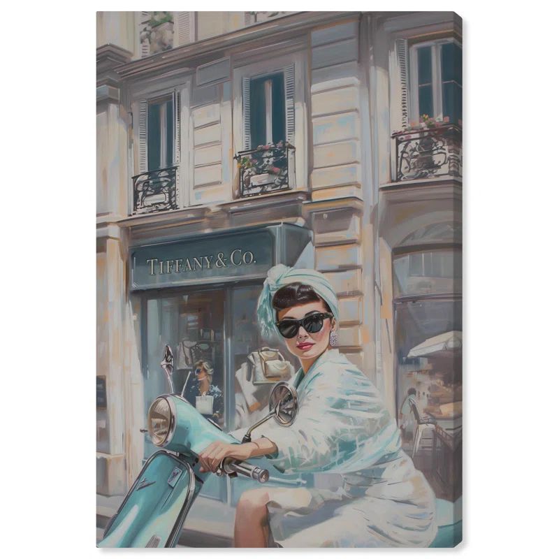 Holiday Coquette Trendy Art Canvas Print, 15" x 10"