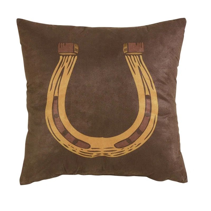 Russet Brown Full Size Microsuede Southwestern Comforter Set