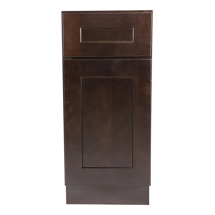 Brookings Espresso Shaker Solid Wood Base Cabinet with Drawer