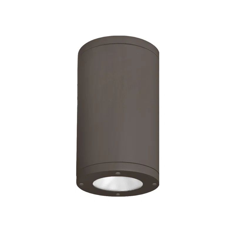 Architectural 6" Bronze Aluminum LED Flush Mount for Indoor/Outdoor