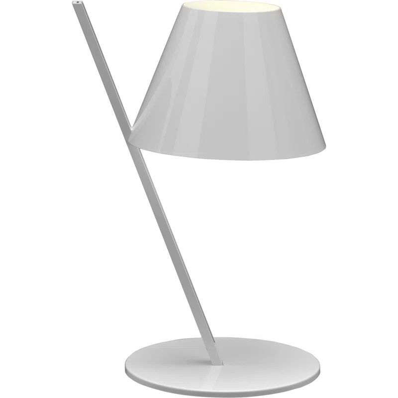 La Petite 14.56" White Aluminum LED Table Lamp
