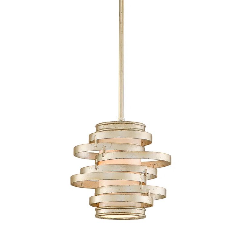Mini Silver Glass LED Pendant Light