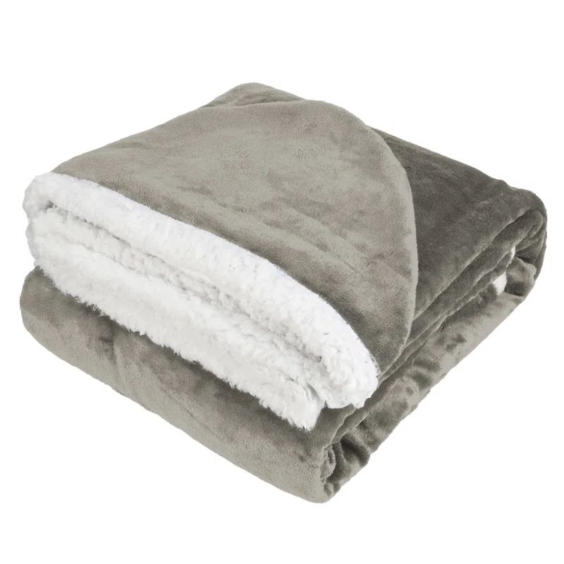 Catalonia Camel Hooded Sherpa Fleece Wearable Blanket