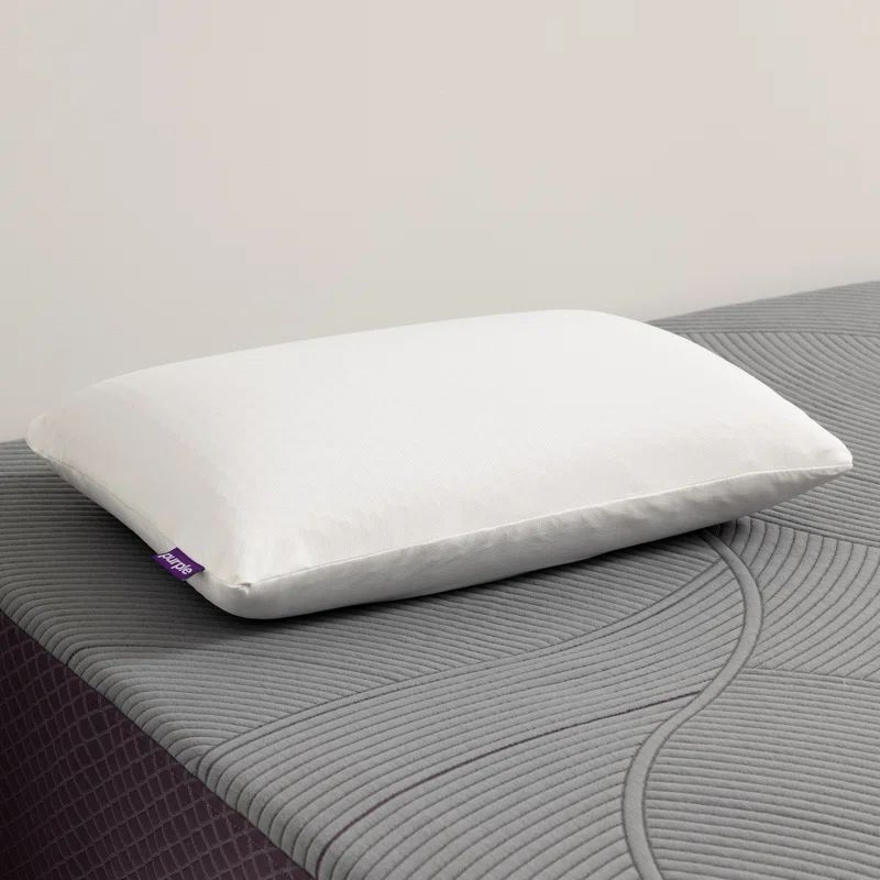 White Hypoallergenic Talalay Latex Foam Pillow with Cooling Technology