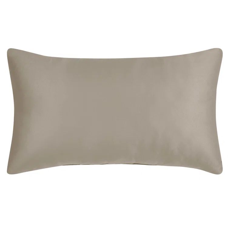 Pebble Satin Quilted Boudoir Decorative Throw Pillow