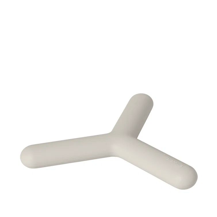 Cream Silicone Novelty Trivet with Felt Pads