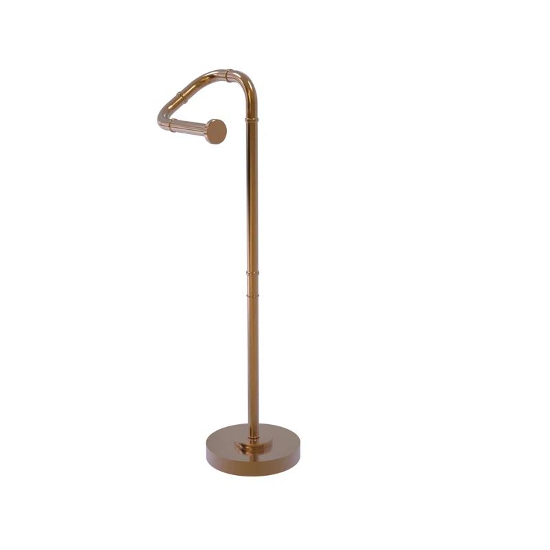 Brushed Bronze Free Standing Toilet Paper Holder