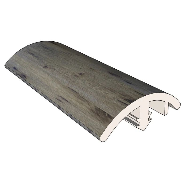 Amber Vinyl Wood Look Overlap Reducer Trim 72.05"