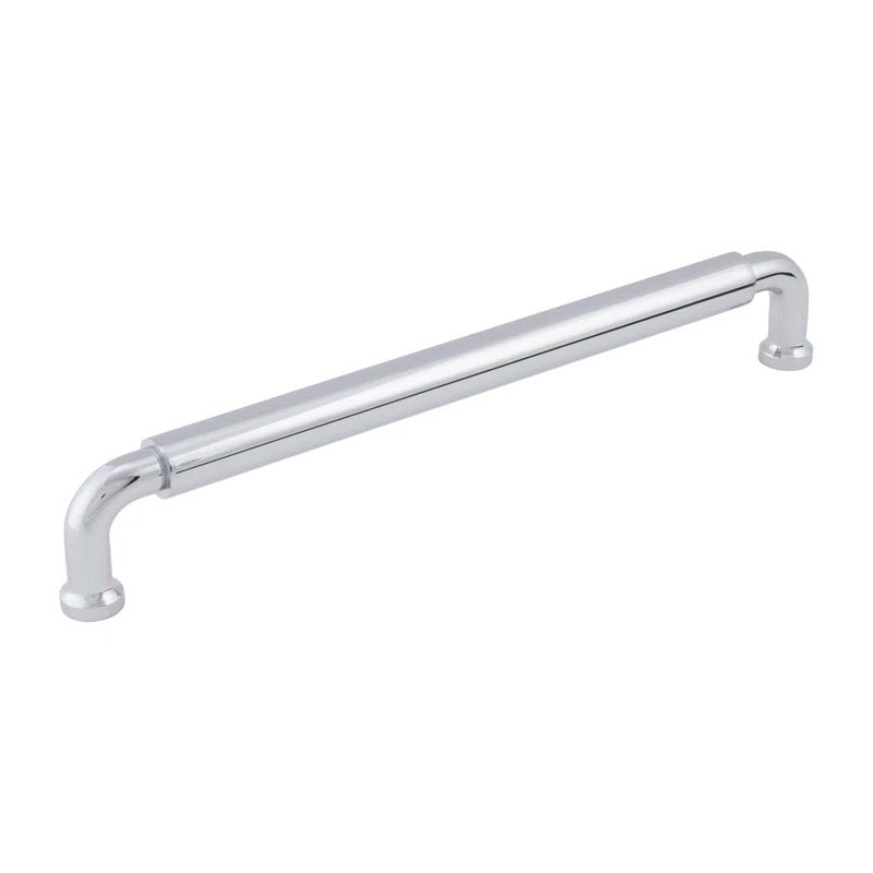 Edgewood Chrome 12 Inch Appliance Pull with Satin Nickel Finish