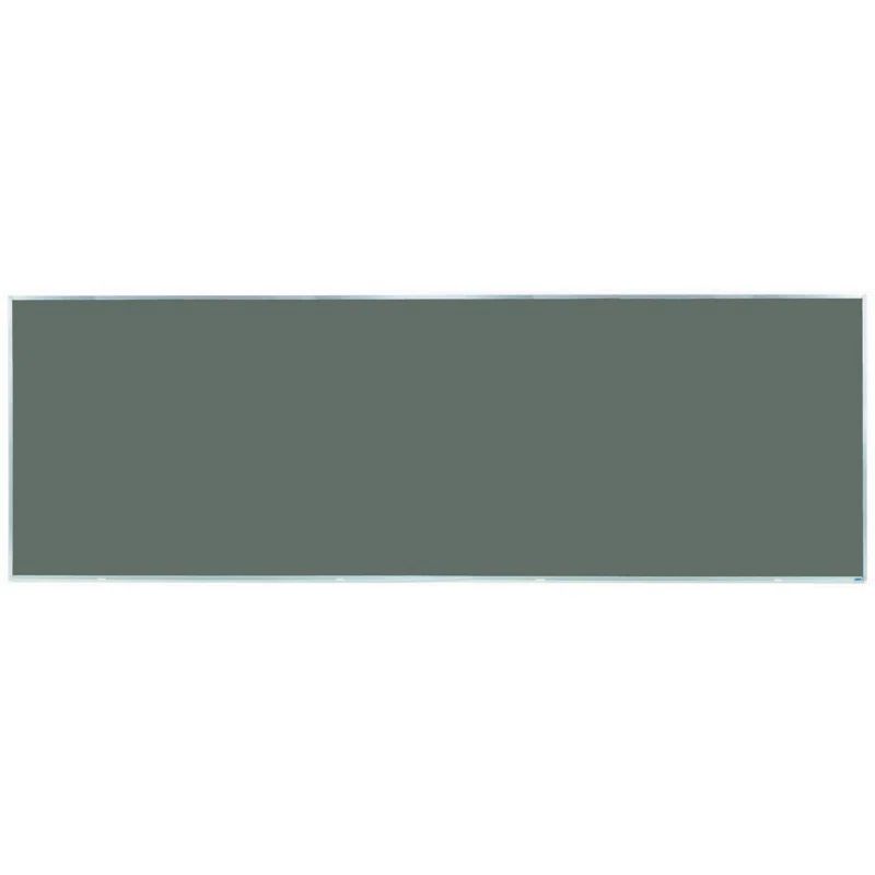 Gray Magnetic Chalkboard with Silver Aluminum Frame, 2' x 3'