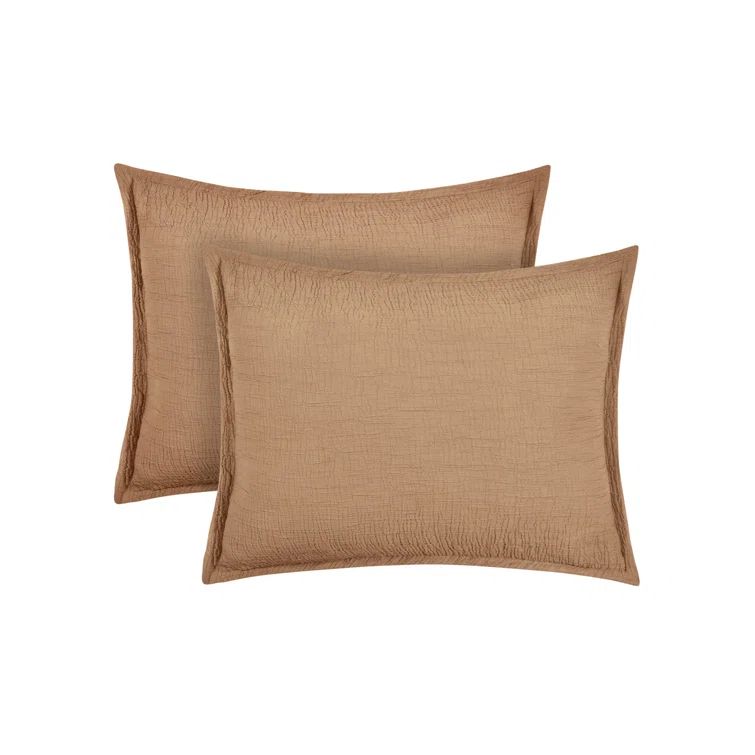 Terracotta Cotton Standard/Queen Zippered Sham