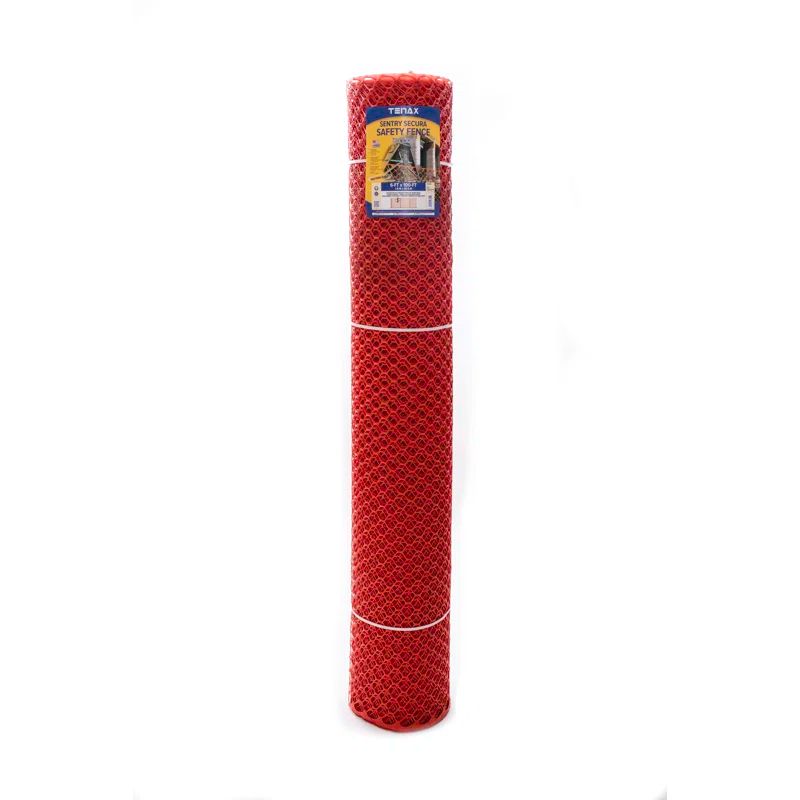 Tenax Sentry Secura 6-ft x 100-ft Orange Mesh Safety Fence