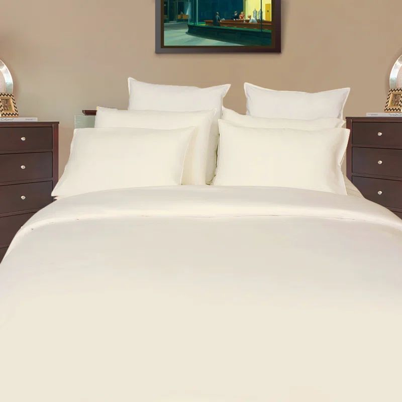 King Size Birch Egyptian Cotton Sateen Bed Sheet Set