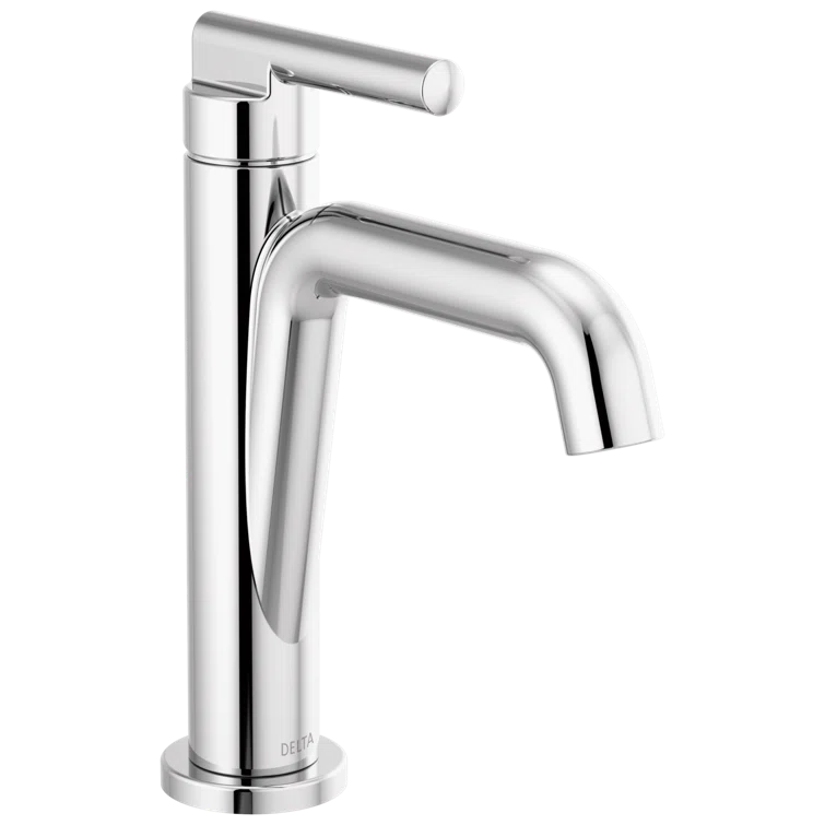 Nicoli Chrome Single Handle Bathroom Faucet with Drain Assembly