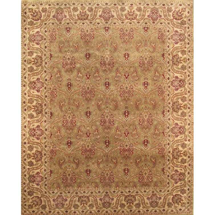 Handmade Multicolor Wool Rectangular 8' x 10' Area Rug