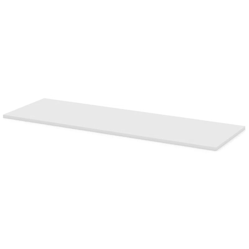 White Melamine Particleboard Training Table Top, 72" x 24"