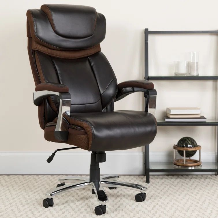 Esmeralda High-Back Brown LeatherSoft Executive Swivel Chair