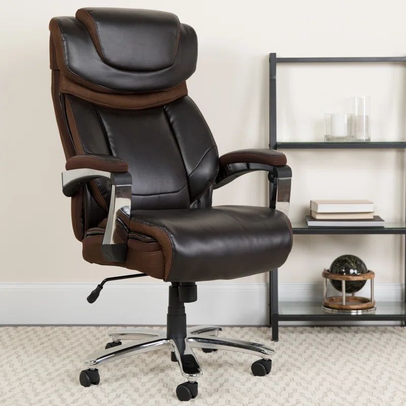 Esmeralda High-Back Brown LeatherSoft Executive Swivel Chair