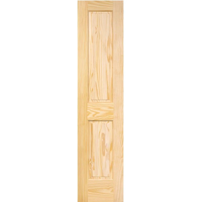 18" x 80" Unfinished Pine Solid Wood Colonial Door