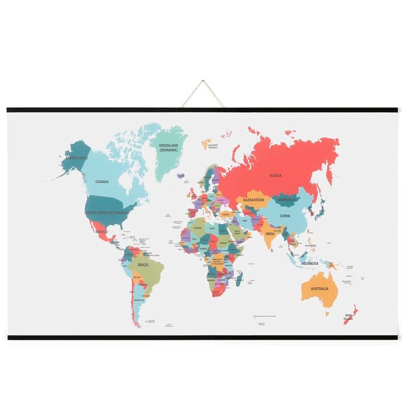 Black Beech Wood Magnetic Poster Holder for 40" Wall Art