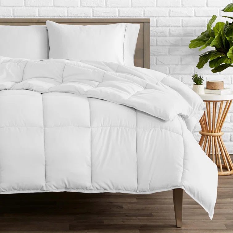 King Dark Blue Reversible Microfiber Comforter