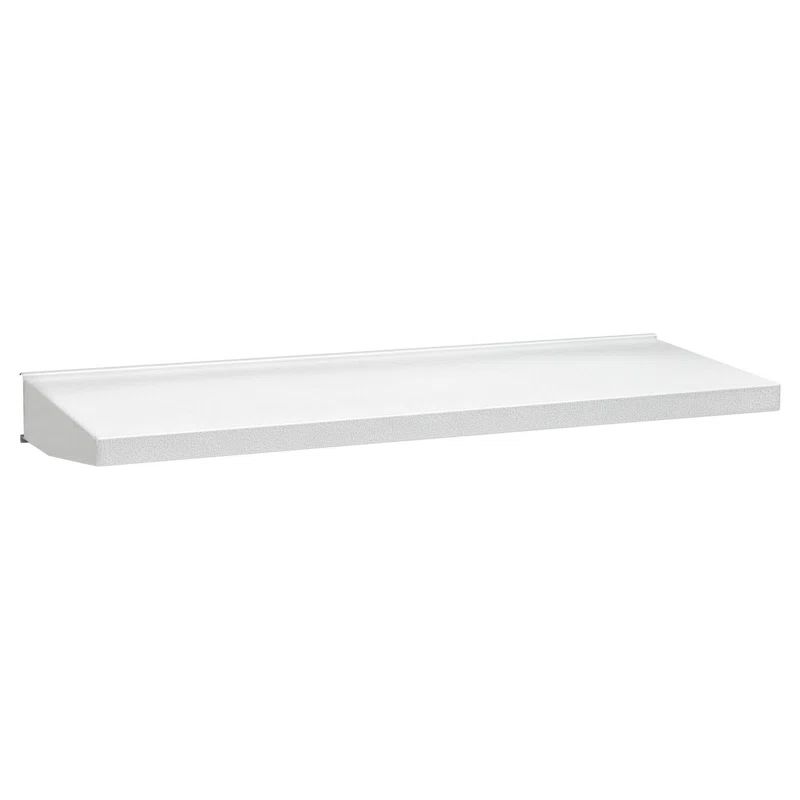Gladiator 30" White Heavy Duty Steel Wall-Mount Shelf