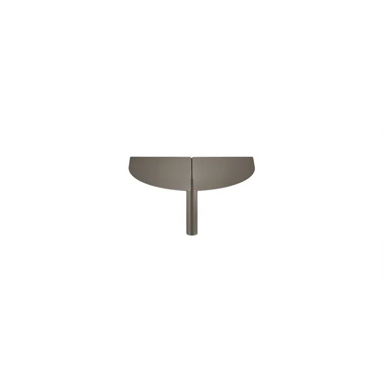 Small Burnt Metal Finish Steel Wall Shelf