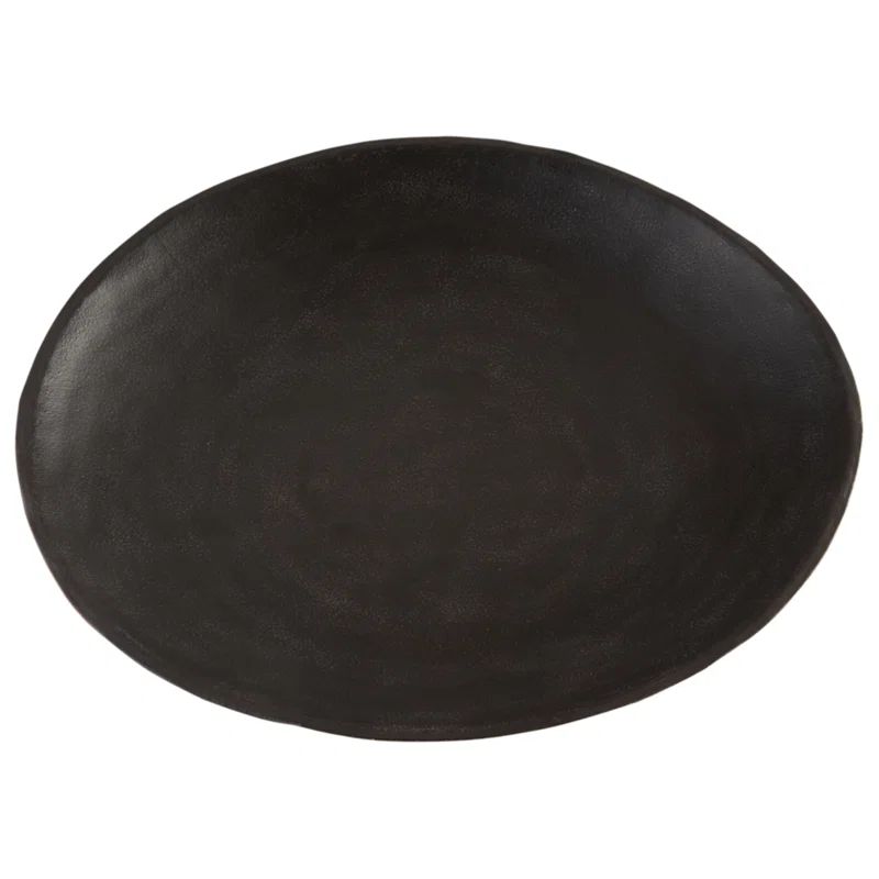 Antique Brown Metal Decorative Bowl