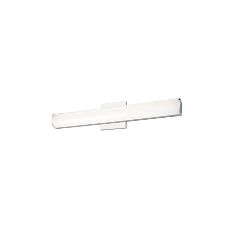 Longitude 20" Chrome LED Vanity Light with Rounded Diffuser