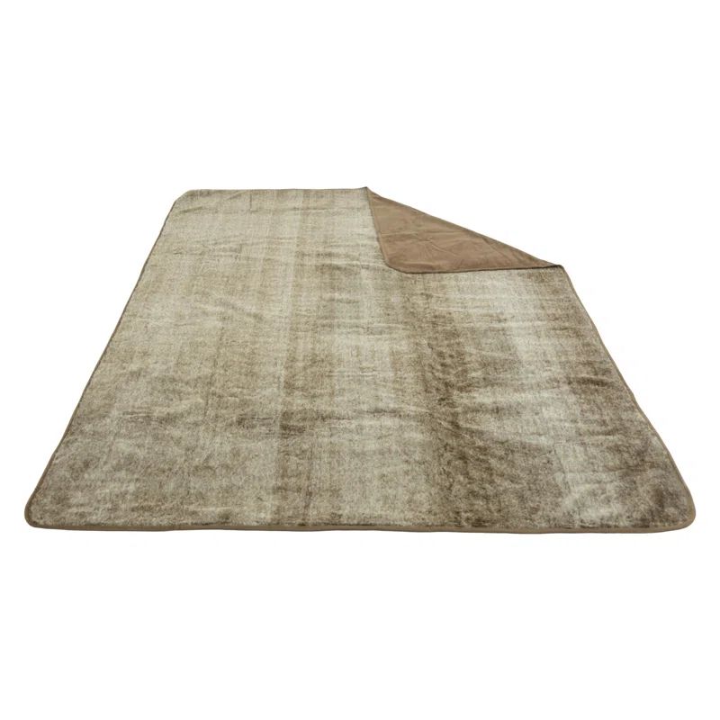 Toasted Coconut Faux Fur Reversible Waterproof Pet Blanket
