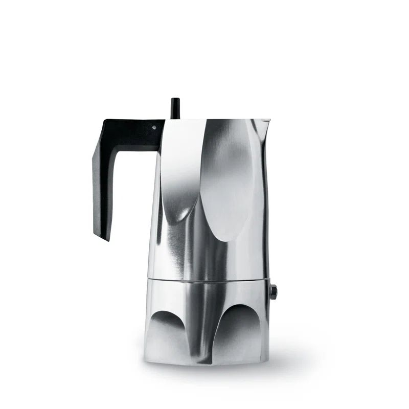 Ossidiana Silver 3-Cup Stovetop Espresso Maker
