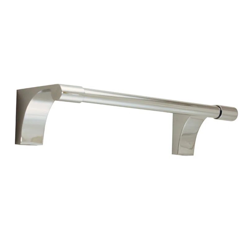 Luna 8'' Polished Chrome Wall Mounted Towel Bar