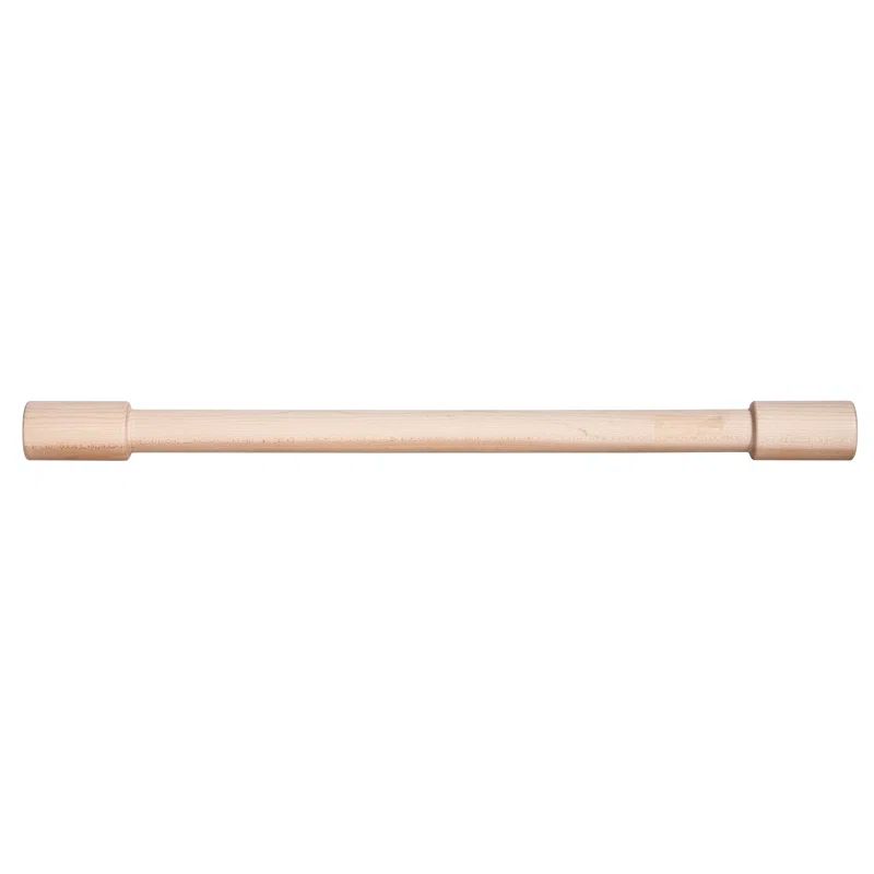 Maple Wood Off-White Rolling Pin, 24 inches