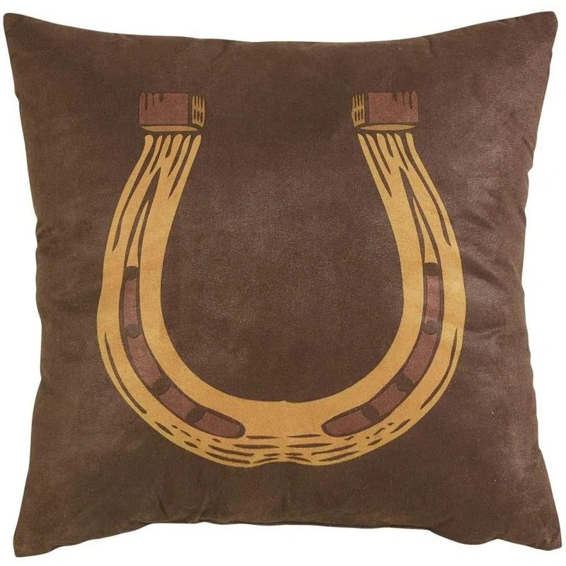 California King Russet Brown Microsuede Southwestern Comforter Set