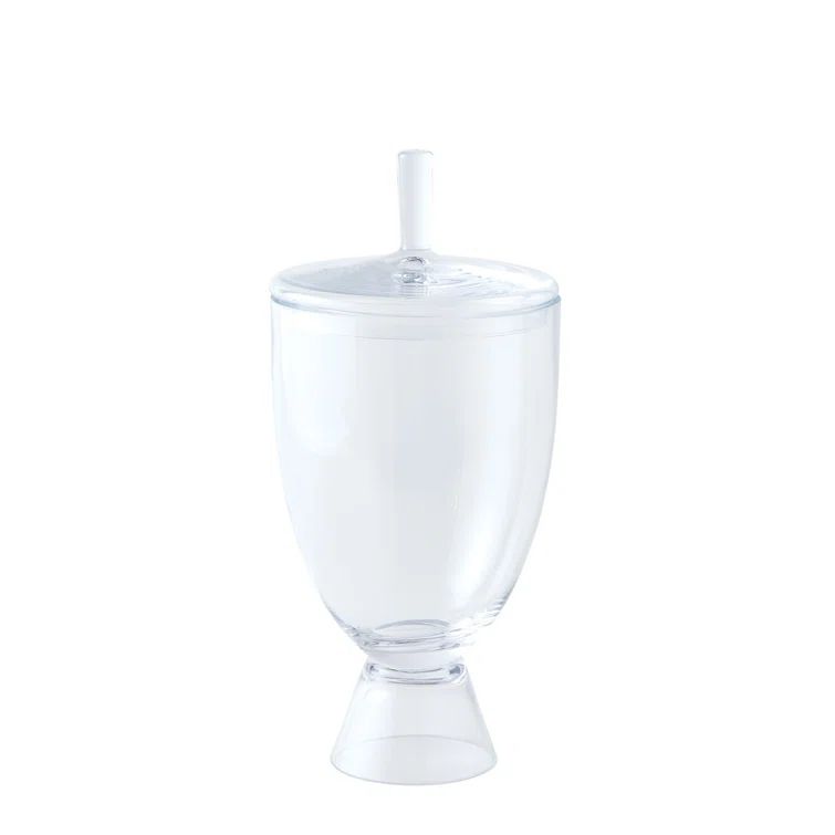 Celine Classic Silhouette Decorative Glass Jar 18" x 9"