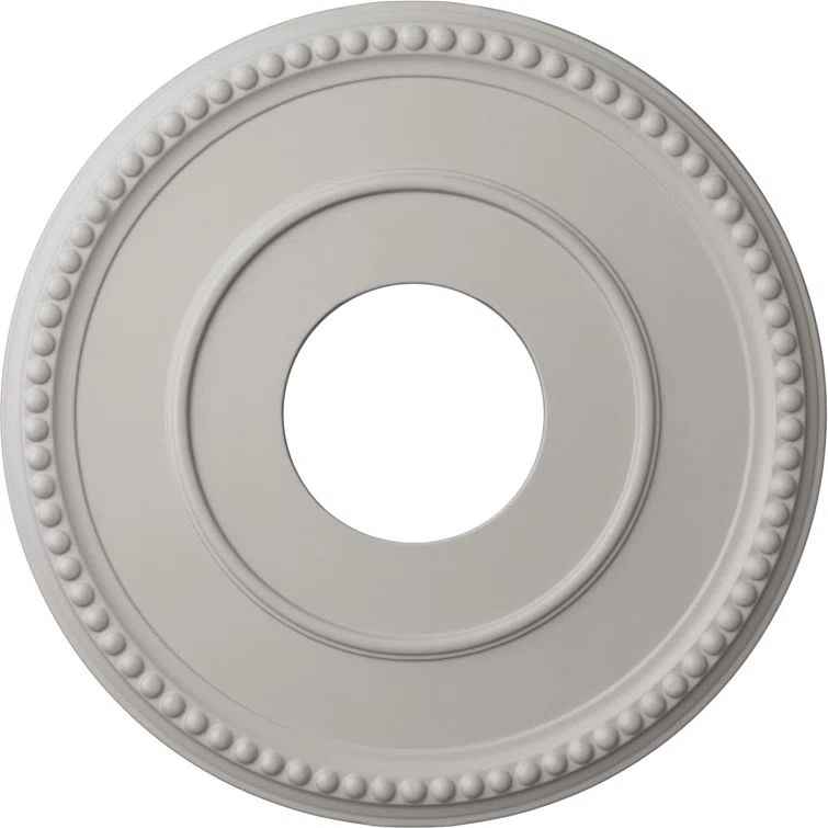 Ultra Pure White Polyurethane Bradford Ceiling Medallion